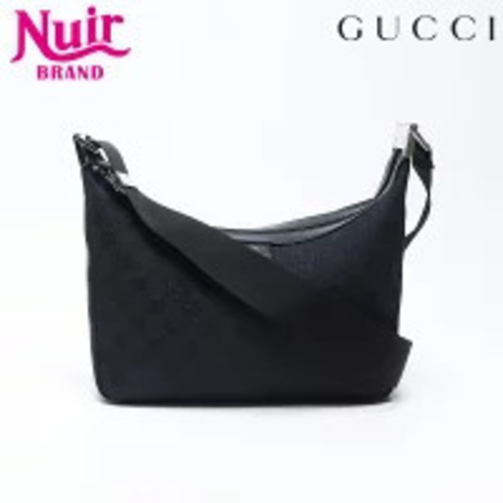 Gucci GG Bag Canvas Shoulder Black - Picture 2 of 13